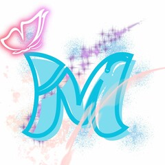 background with butterflies