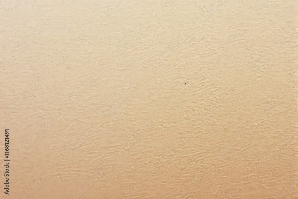 Poster beige textured surface with wavy patterns and a smooth finish, close-up view. neutral and minimalist
