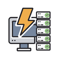 Flat vector illustration. Vector icon. Flat icon