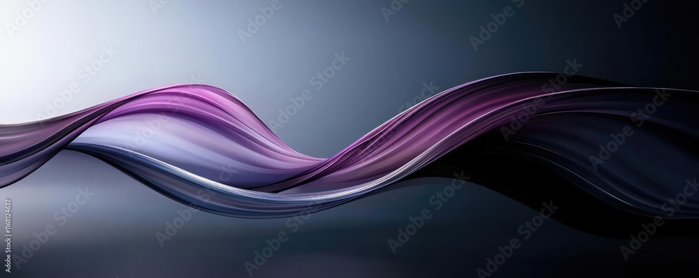 Poster galaxy abstract background idea. abstract wave design in purple and gray tones, perfect for backgrou