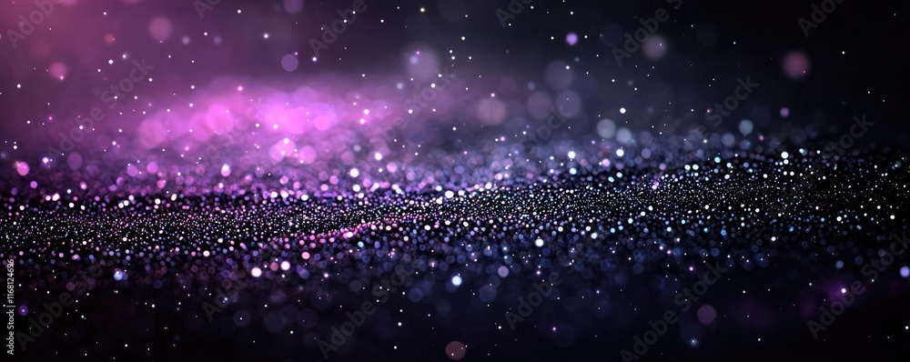 Poster galaxy abstract background idea. vibrant abstract background with shimmering particles and a cosmic 