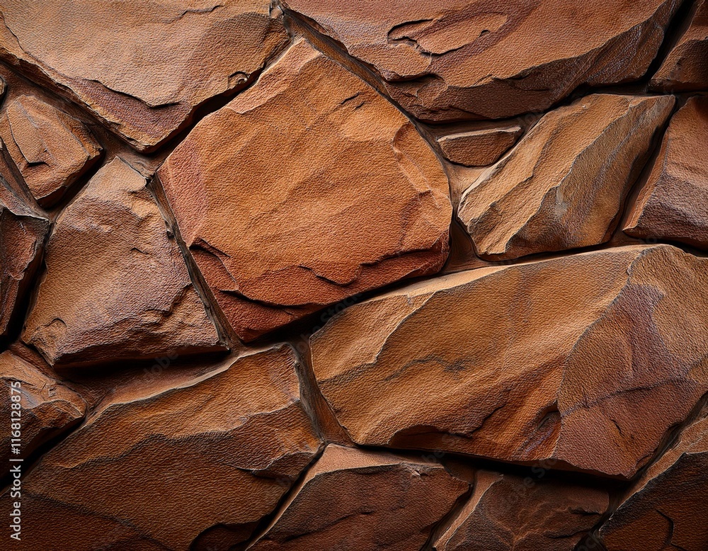 Aufkleber the varying sizes and shapes of the stones create a captivating and engaging pattern