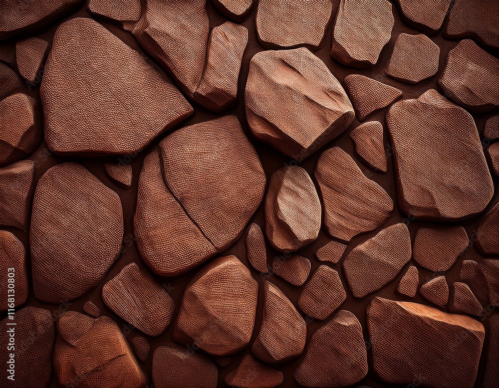 Poster the varying sizes and shapes of the stones create a captivating and engaging pattern