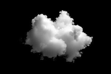 Thick white smoke rising against a dark background, perfect for conceptual or dramatic visuals.