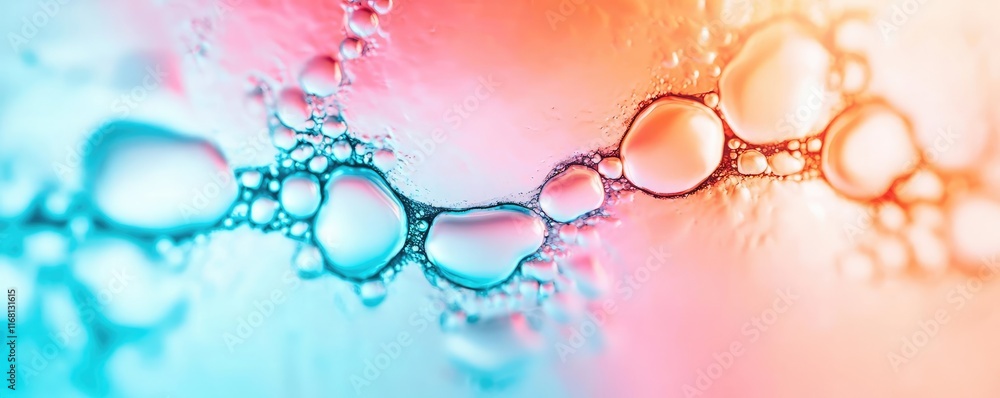 Poster grungy abstract background concept. colorful bubbles on a vibrant background, creating a dynamic vis