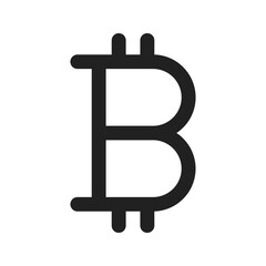 bitcoin line color icon