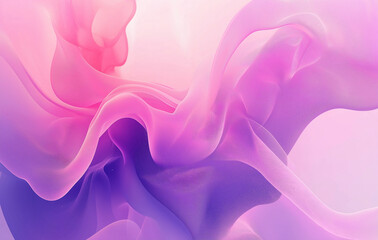 Obraz premium Abstract vector illustration of pink smoke on a white background, featuring smooth edges, soft glow effects, wavy lines, and elegant flowing patterns in high resolution
