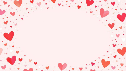 illustration background representation of love,Valentine's Day concept.