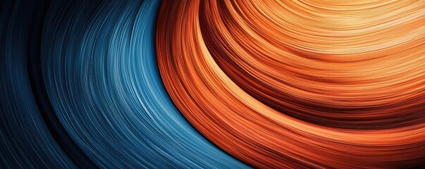 Grungy abstract background concept. Vibrant swirl design with orange and blue hues, ideal for backgrounds and textures.