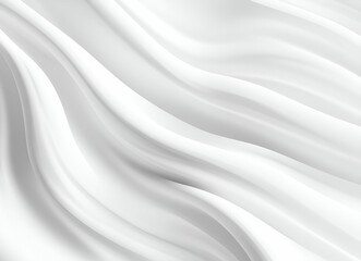 Fototapeta premium Abstract White Fabric Drapery: Elegant Swirls and Soft Curves