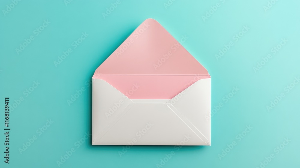 Poster blank card and envelope set displayed on a clean pastel gradient, emphasizing versatility and modern