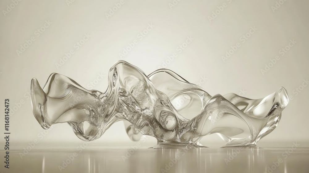 Poster high-speed capture of water droplets colliding in the air, creating a dynamic explosion of ripples o
