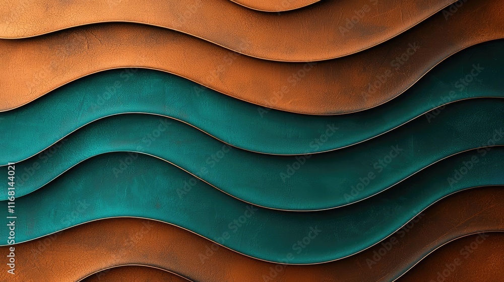 Poster grungy abstract background concept. abstract wavy pattern in earthy tones, perfect for modern design