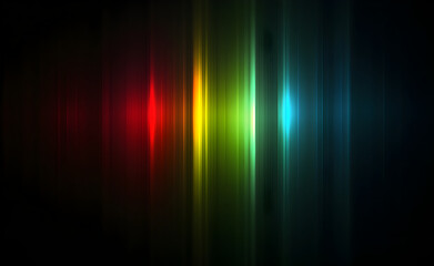 Abstract Rainbow Light Streaks Background