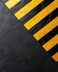 Fototapeta premium Cautionary Stripe Design Urban Setting Graphic Background Abstract View