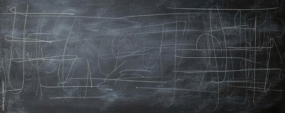Poster chalkboard abstract background concept. blank chalkboard background with faint lines for writing or 