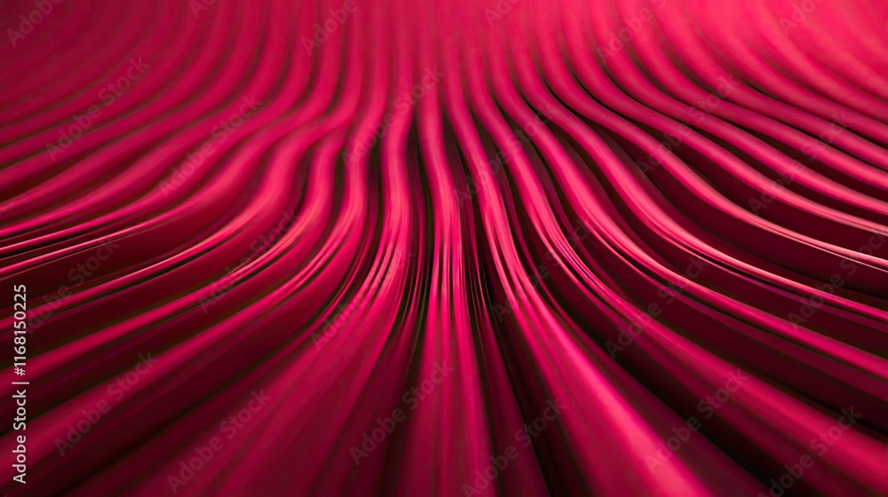 Poster velvet abstract background idea. abstract red waves create a smooth, flowing texture that captivates