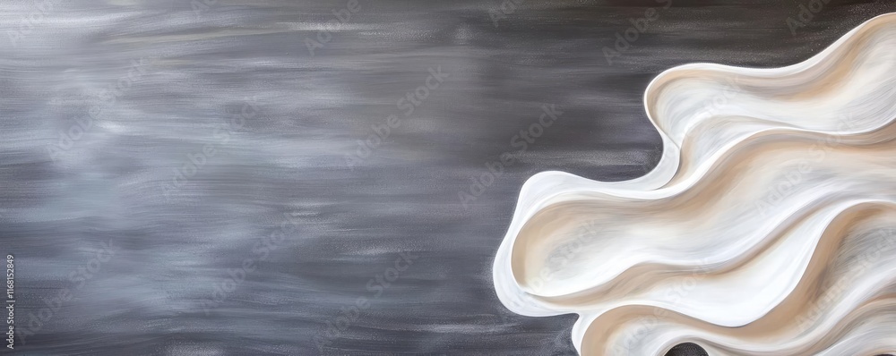 Poster chalkboard abstract background concept. a minimalistic abstract background featuring soft, flowing s