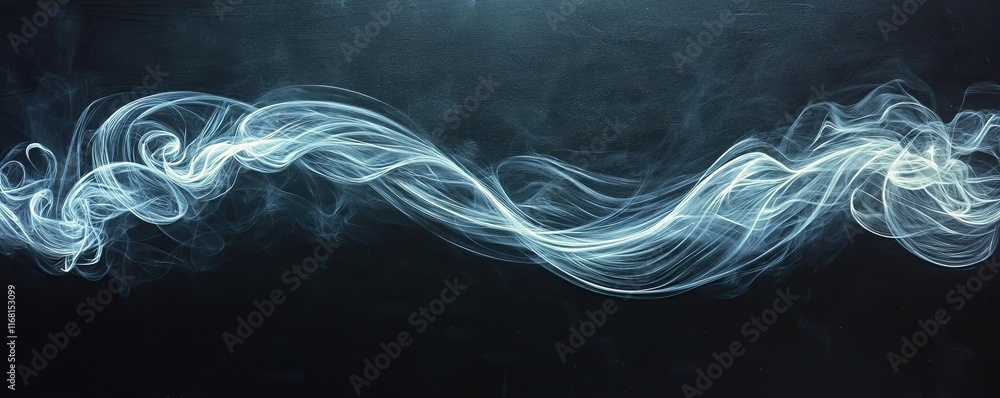 Poster chalkboard abstract background concept. abstract smoke waves creating a sense of movement and myster