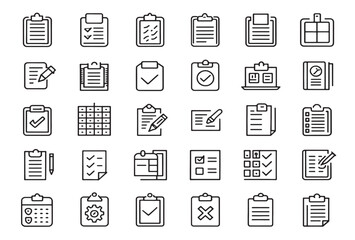 Test Paper Icon for Student Evaluation