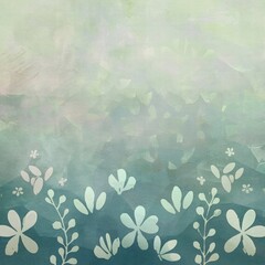 grunge floral background
