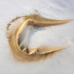 sand on the beach