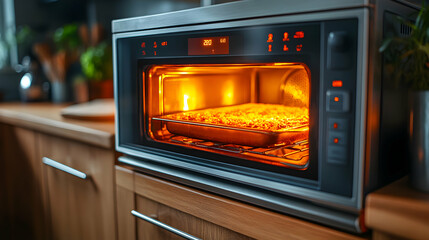 Obraz premium Oven Baking Delicious Dessert A Golden Brown Treat