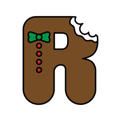 Christmas Alphabet Letter R