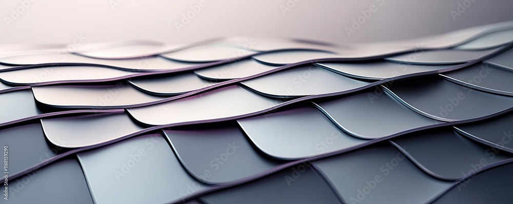 Poster mosaic abstract background idea. close-up of layered architectural shingles in various shades of gra