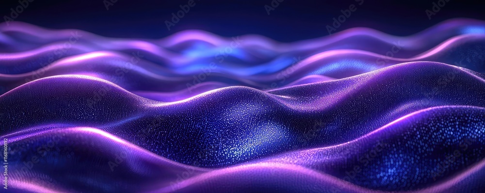 Poster velvet abstract background idea. abstract waves of light and color flow seamlessly in a mesmerizing 
