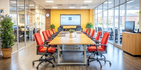 Modern Conference Room: Bright, Professional, and Ready for Meetings