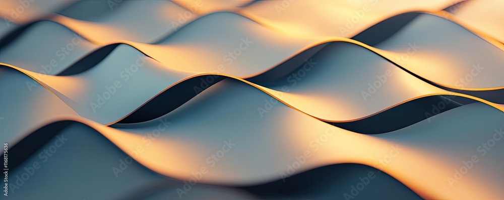 Poster mosaic abstract background idea. abstract wave patterns with soft lighting create a fluid visual exp