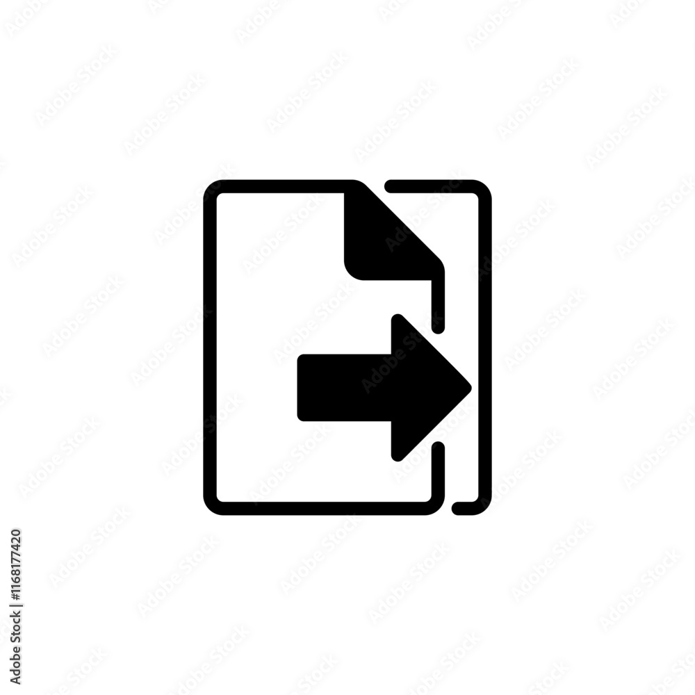 Poster document sharing line icon. linear style sign for mobile concept and web design. outline vector icon