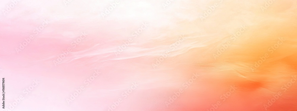 Poster a soft and smooth abstract background blending warm pink and orange hues with delicate texture for c