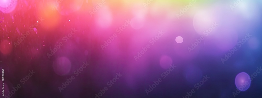 Poster colorful abstract background with vibrant bokeh effects creating a dreamy and whimsical atmosphere