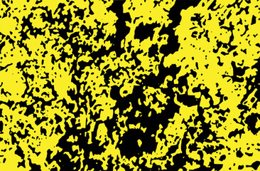 Cracked yellow paint splatter for t-shirt design
