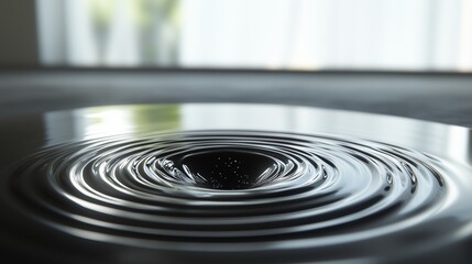 A hyper-realistic simulation of a spacetime ripple propagating from a binary star merger.