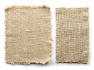 Scrap fabric patches with raw edges, ideal for clothing mending and DIY projects.