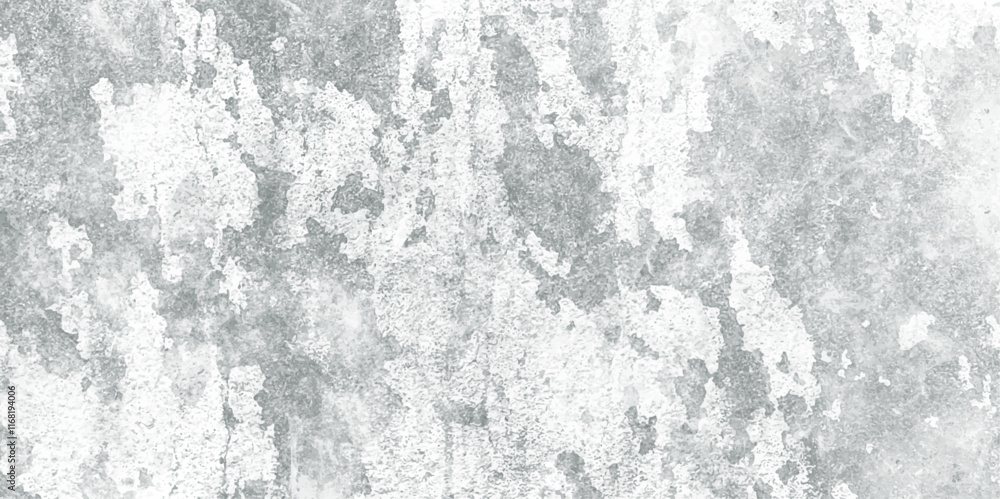 Poster abstract texture of a concrete wall with cracks. white damage wall concrete distressed texture. gray