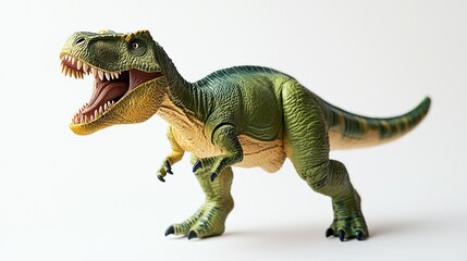 Obraz premium Tyrannosaurus Rex Toy Dinosaur Model Posing