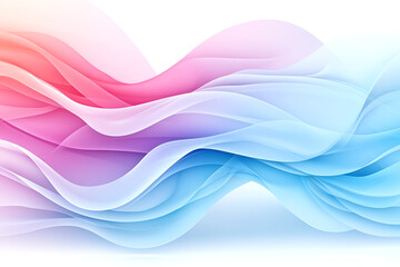 A colorful wave with blue, pink and white colors