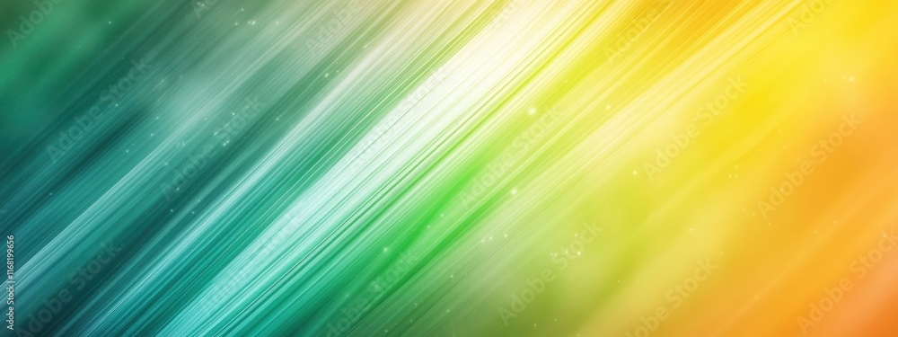 Poster abstract gradient background showcasing a vibrant blend of colors from green to yellow with a smooth