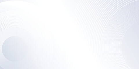 Modern grey background with dynamic circle lines simple art