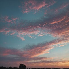 Fototapeta premium Leonardo_Kino_XL_Pastel_Morning_Sky_Soft_pastel_tones_of_the_s_0