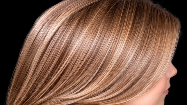 Elegant long hair styling techniques hair salon tutorial video indoor studio side view beauty and care tips