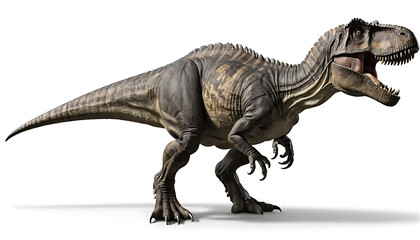 A Majestic Giganotosaurus: A Digital Rendering of a Cretaceous Predator