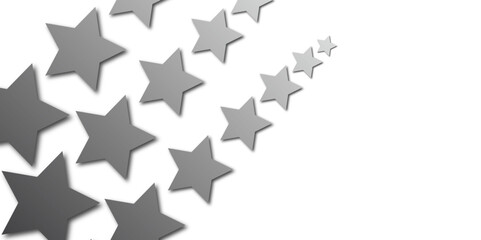 gray and black colors Gradient Stars, Abstract blurred gray and black gradient fluid holographic vector background.
