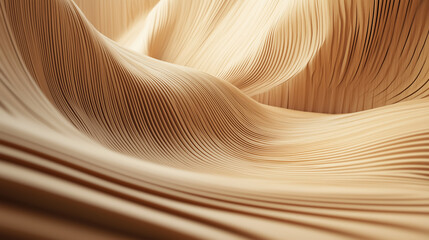 Obraz premium Flowing Wooden Striations in Abstract Design