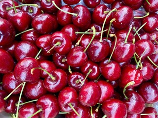 cherries in a bowl