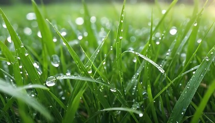 Obraz premium Raindrops and the Rhythm of Nature's Symphony
